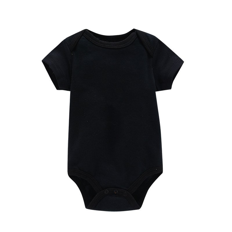 High Quality White Rompers Newborn Baby Clothes 100% Cotton Short Sleeve Summer Set Ropa De Bebe