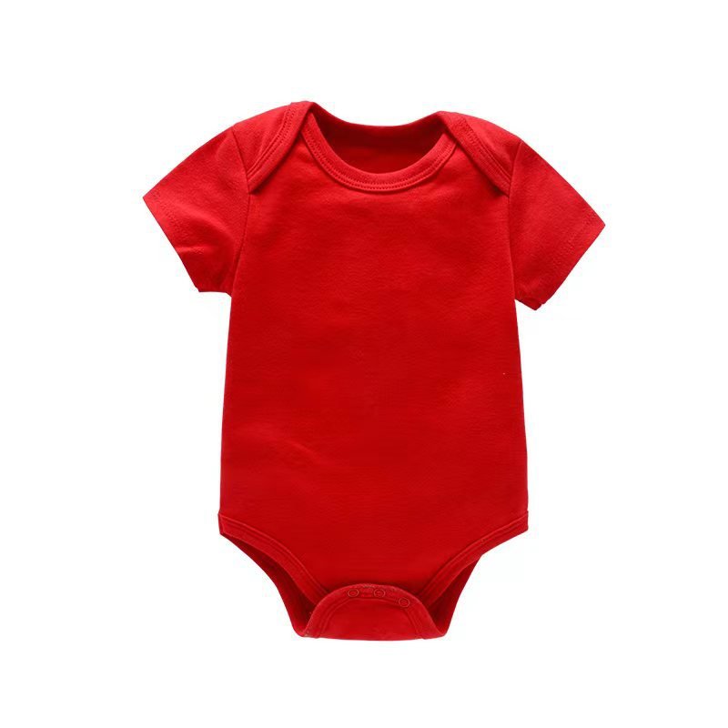 High Quality White Rompers Newborn Baby Clothes 100% Cotton Short Sleeve Summer Set Ropa De Bebe