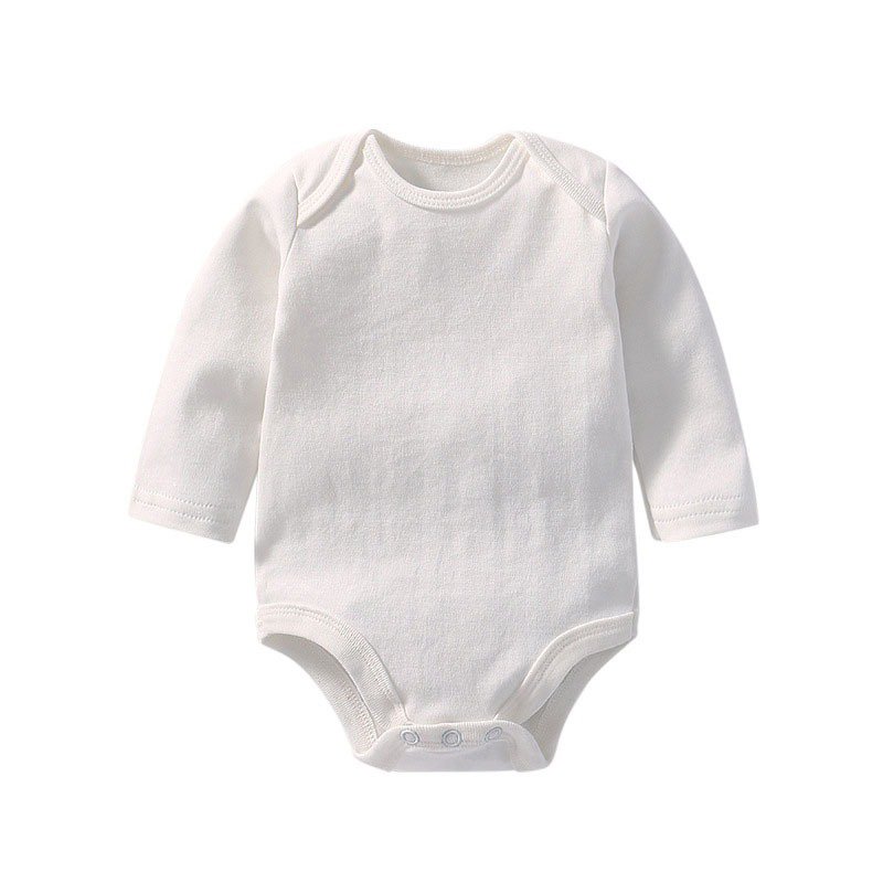 Cotton Plain Cute Organic Cotton Baby Romper Organic Baby Clothing