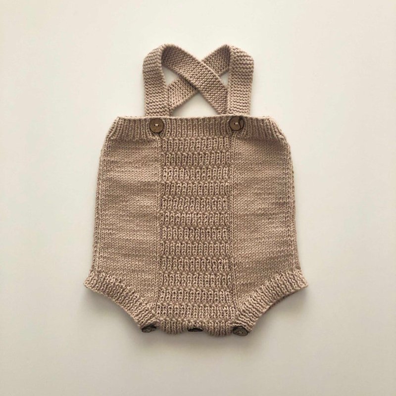 Infants & Toddlers 100% Organic Cotton newborn solid color Knitted Baby Romper