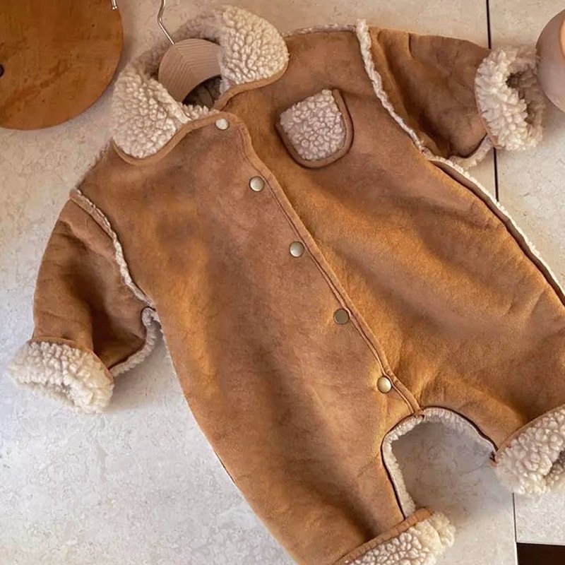 YUELI Toddlers rabbit ears cotton jumpsuit newborn bunny ear long sleeves hooded pullover rompersplay suit clothes baby romper