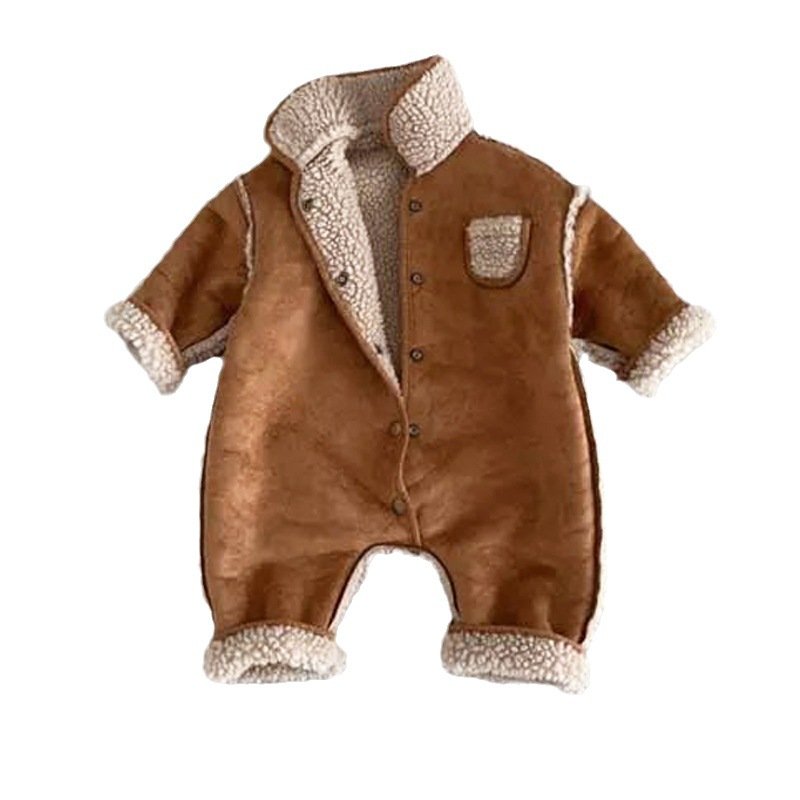 YUELI Toddlers rabbit ears cotton jumpsuit newborn bunny ear long sleeves hooded pullover rompersplay suit clothes baby romper