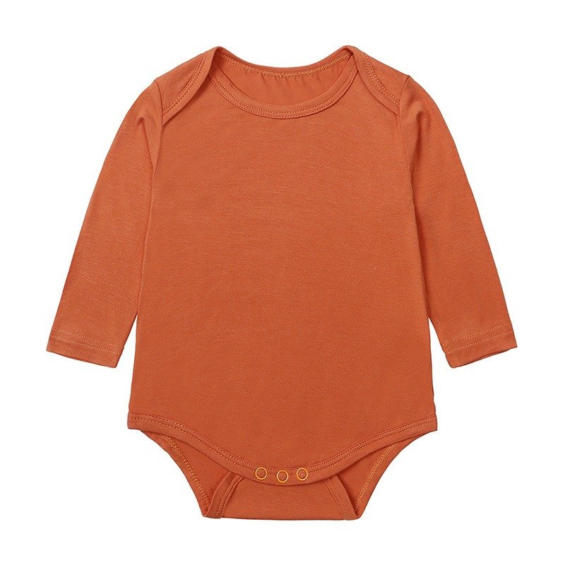 summer long sleeve bamboo romper baby pullover comfortable romper baby boy casual thin baby rompers button 0-24 month