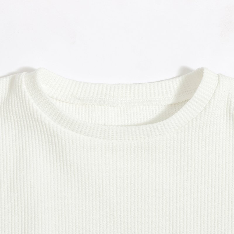 Wholesale Long Sleeve Infants Clothing Autumn Stitching Design Plain Jumpsuit Cotton Baby Sweatshirt Romper Clothes