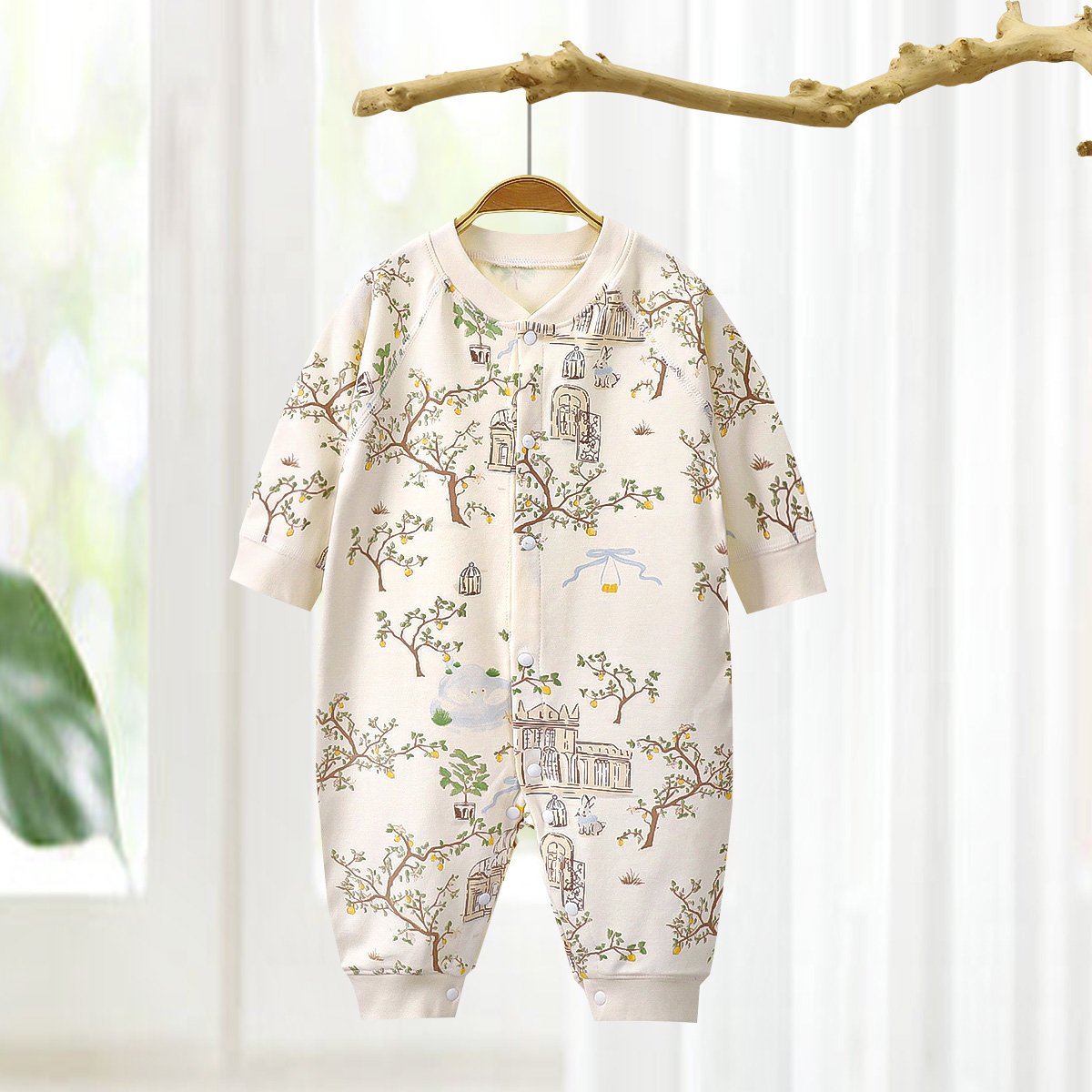 Baby Boys Clothes New Born Baby Rompers 2024 New Onesie 100% Organic Cotton Blank Baby Arrival Wholesales Solid Color Full Woven