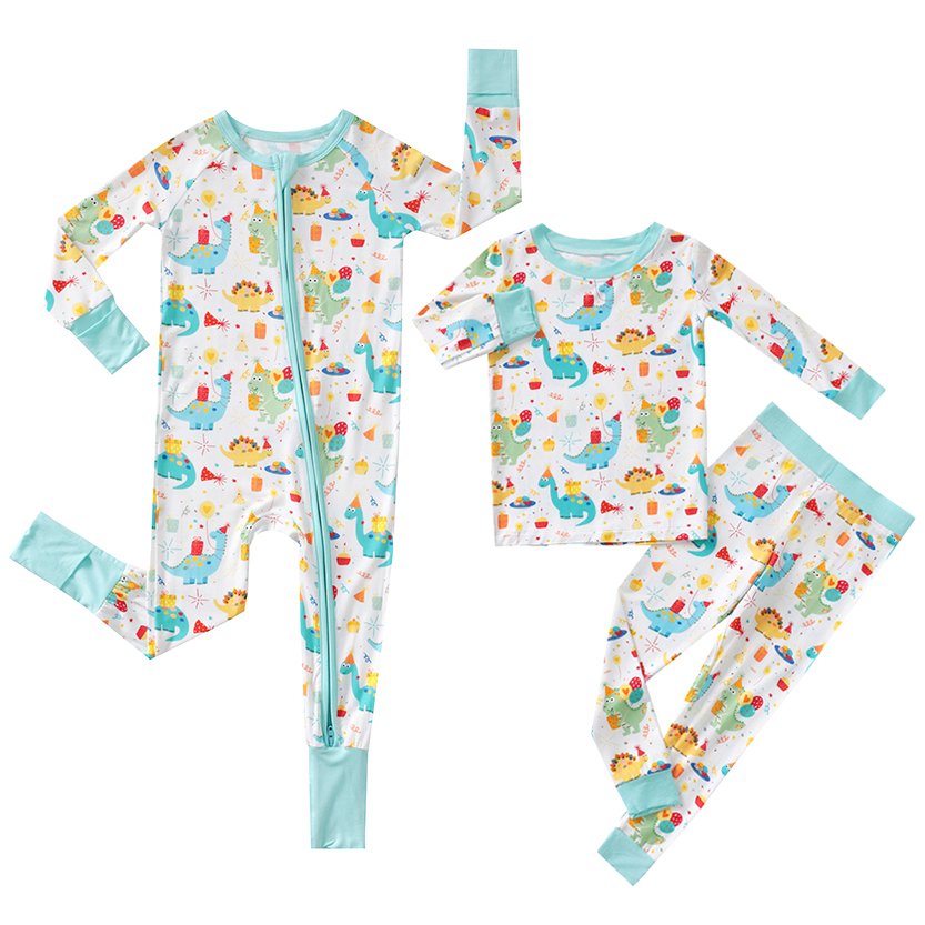 OEKO CPC Certified Custom Low Price Christmas Print Rib Knit Baby Rompers 95% Bamboo 5% Spandex pajamas New Born Baby Clothes