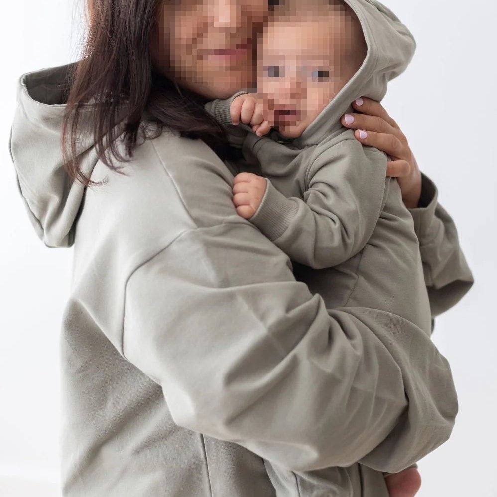 Wholesale Soft Warm Winter custom Cotton Fleece Zipper Hoodie Baby Rompers Baby Clothes Supplier