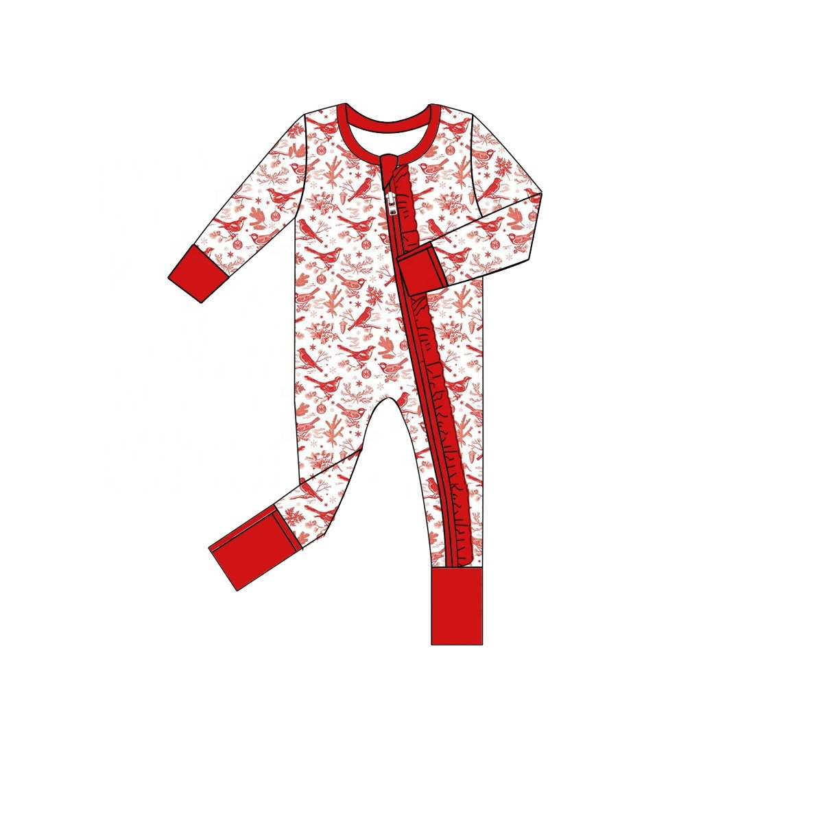 95 bamboo 5 spandex kids clothes double zipper bamboo baby romper with blanket