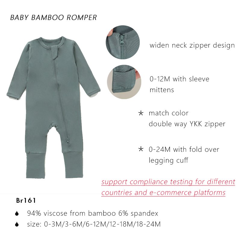 Soft Summer Bamboo Baby Rompers Newborn Baby Onesie Pajamas Bamboo Baby Clothes