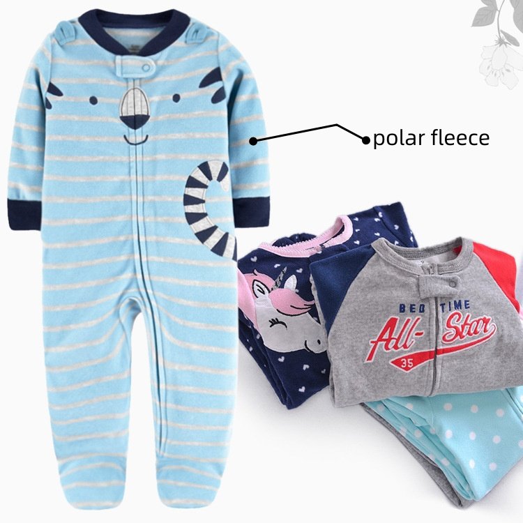 Bamboo Newborn Baby Clothes Baby Bamboo Double Zipper Romper Jumpsuit Wholesale Baby Rompers