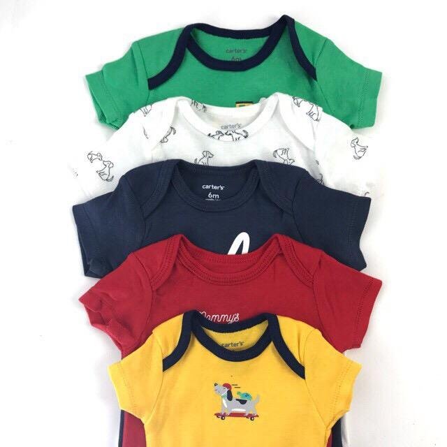 summer Newborn unisex custom Baby Girls Boys Clothing Short Sleeve Cotton Baby Romper bodysuit jumpsuit bamboo pajamas kids clot