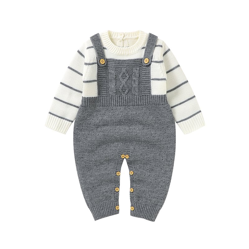 2023 New Hot-Sale Baby knitting Romper Baby knitted jumpsuit For Four Seasons Comfortable Soft Knitting Romper clothing