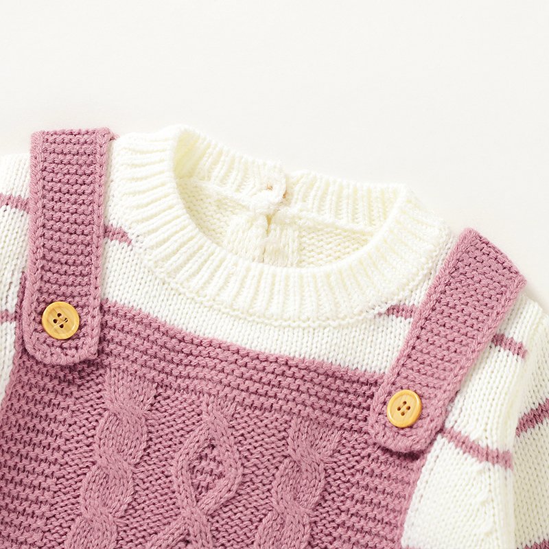 2023 New Hot-Sale Baby knitting Romper Baby knitted jumpsuit For Four Seasons Comfortable Soft Knitting Romper clothing