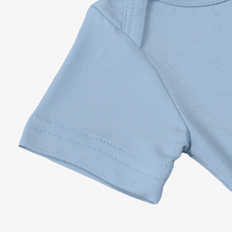 Baby Garments Wholesale 95%Bamboo 5% Spandex Short Sleeve Newborn Bodysuit Unisex Baby Romper