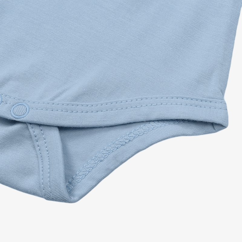 Baby Garments Wholesale 95%Bamboo 5% Spandex Short Sleeve Newborn Bodysuit Unisex Baby Romper