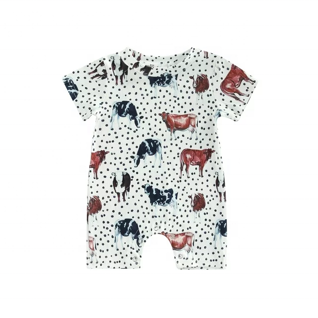 Custom Onesie Bodysuit Baby Clothes Pajamas Organic Baby Romper Newborn Baby Clothes