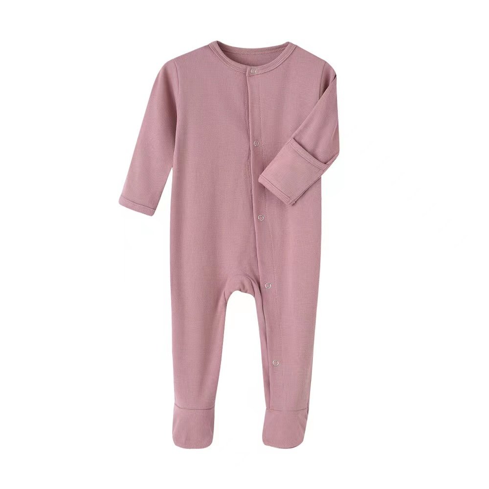 Wholesale 5PCS Per Bag New Born Infant Clothes Ribbed Cotton Ropa De Bebe Boy Girl Baby Bodysuit Baby Rompers