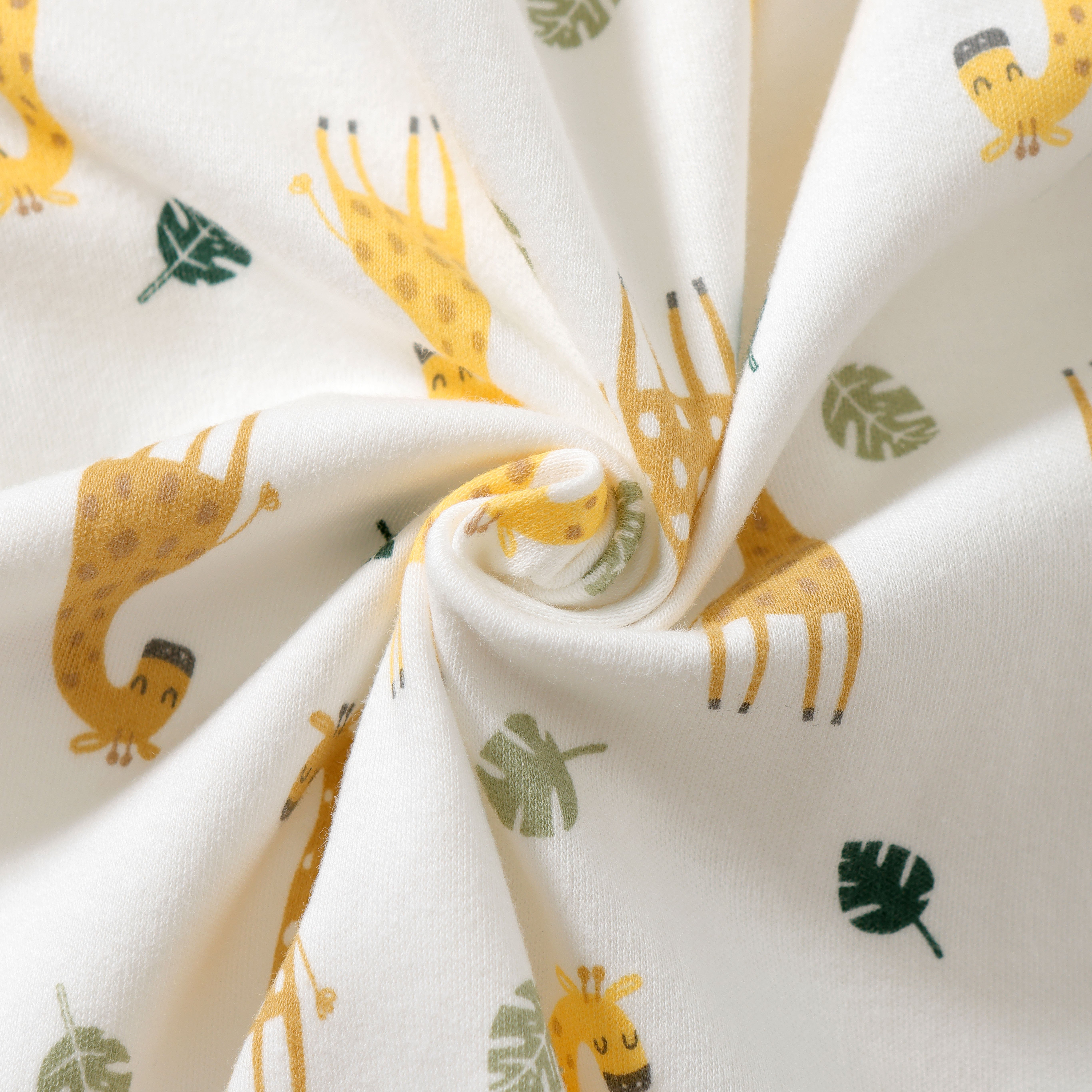 0-24 Months 100% Cotton Infant Toddlers Pajamas Animals Printed Long Sleeve Baby Rompers