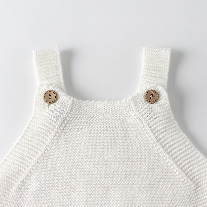 2019 Wholesale Plain white baby rompers