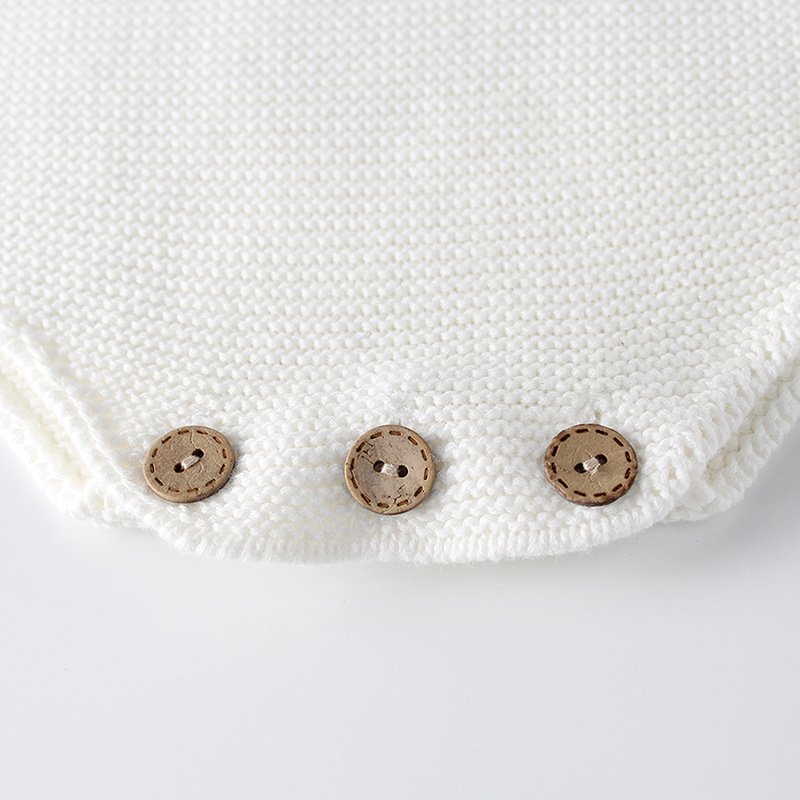 2019 Wholesale Plain white baby rompers