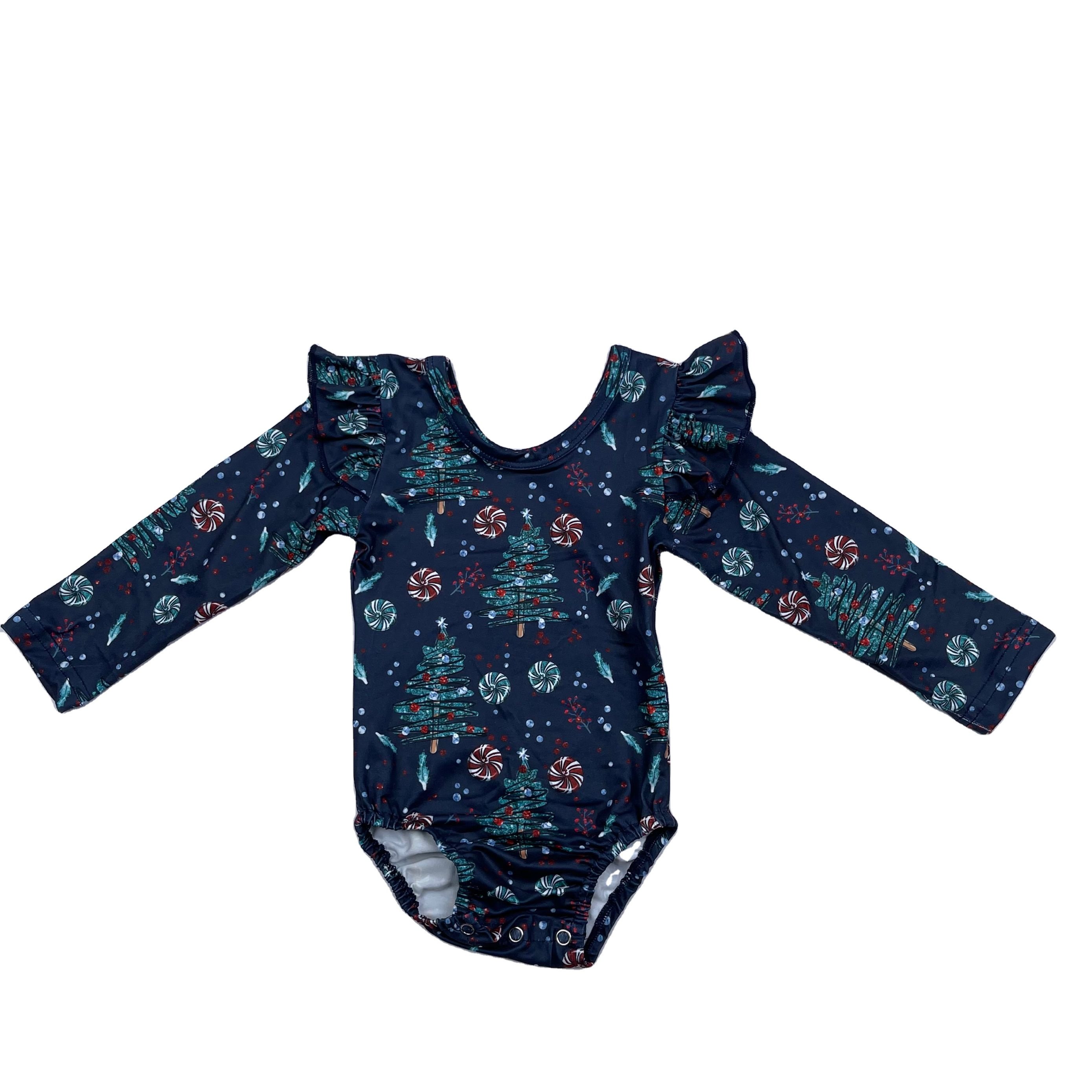 Qingli OEM ODM Custom Baby Newborn Thanksgiving Clothing Unisex Stripe Sweater Bubble Romper