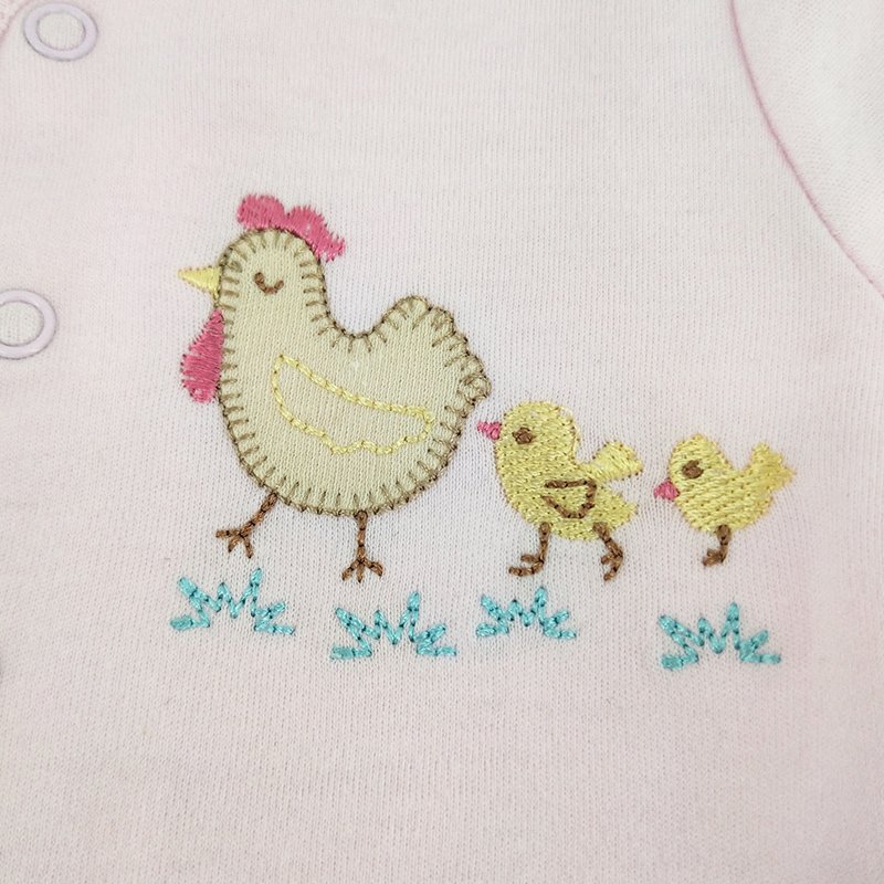 Newborn Baby Girl Gift Clothing Set 100% Cotton Layette 7 PCS romper Set with bodysuit, Jacket, Pants, Hat, Glove and Bib
