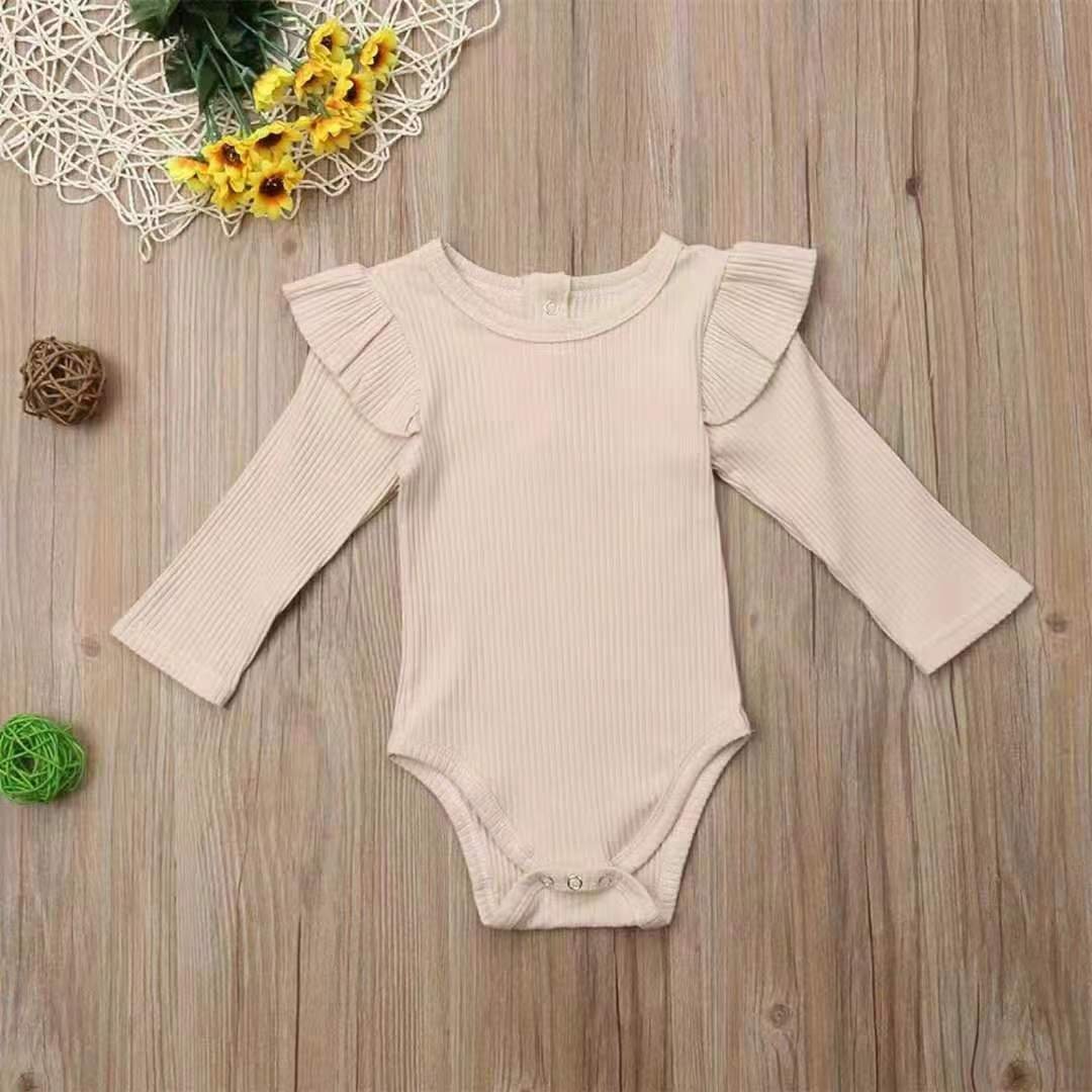 Hotsale Newborn Baby Rompers Clothes For 0-2Y Girls Boys Long Sleeve Jumpsuit Kids Baby Outfits Clothes