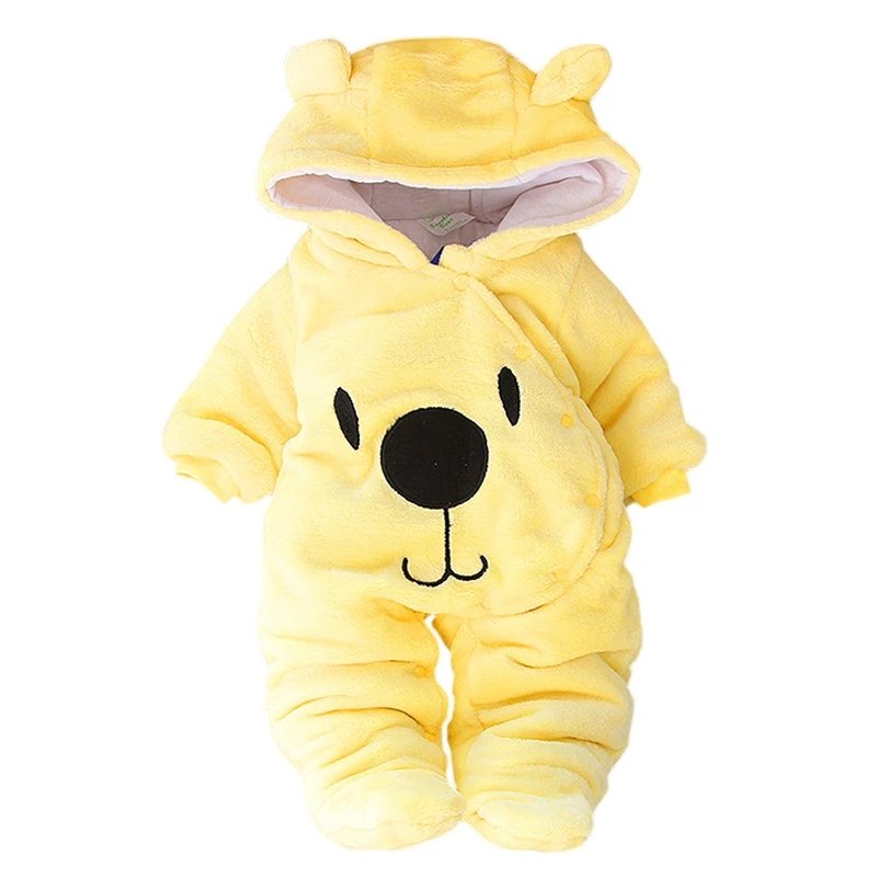 LZH Winter Baby Rompers Newborn Jumpsuits Rompers Fashion Baby Clothing