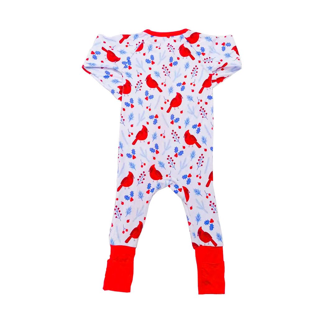 wholesale boys girls summer custom moon printing bamboo zipper toddler pajamas