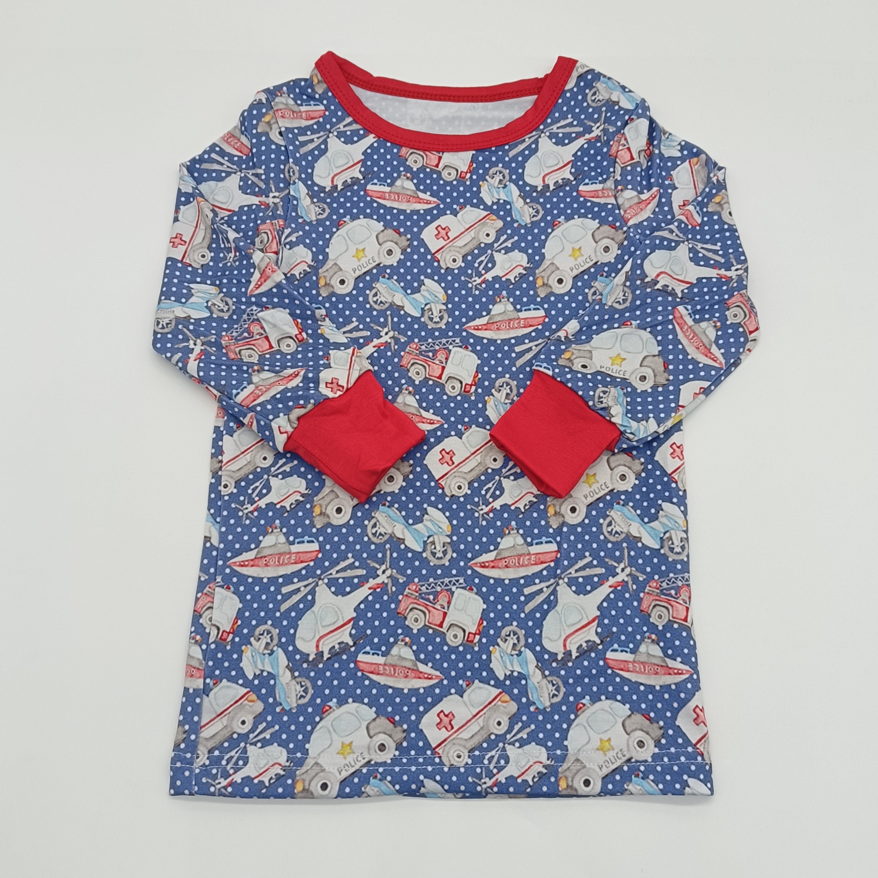High quality RTS low MOQ baby Bamboo fabric long sleeve children clothes 2PS SETS