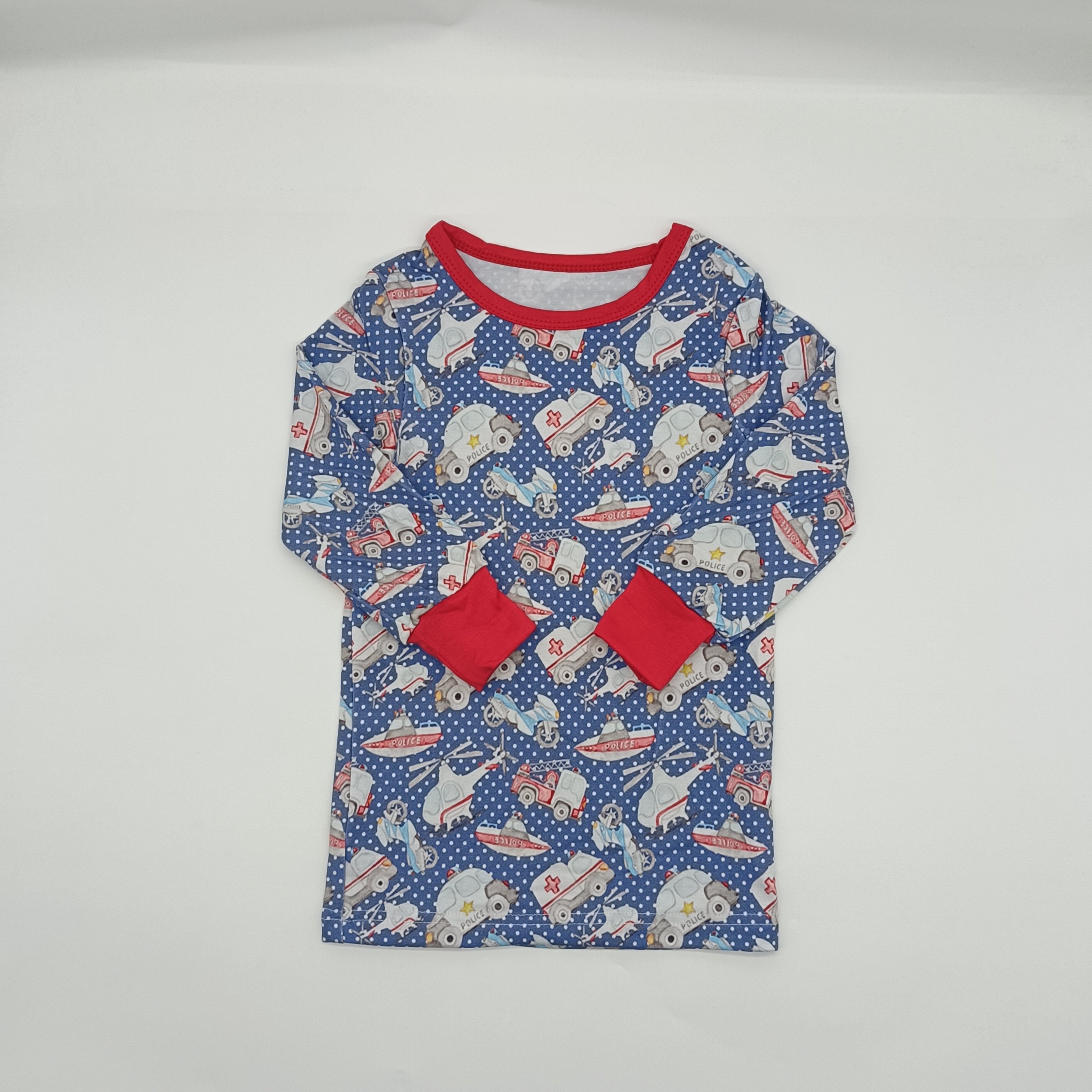 High quality RTS low MOQ baby Bamboo fabric long sleeve children clothes 2PS SETS