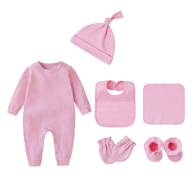Luxury brand designer baby rompers baby clothing set 100% cotton baby bodysuit with beanie