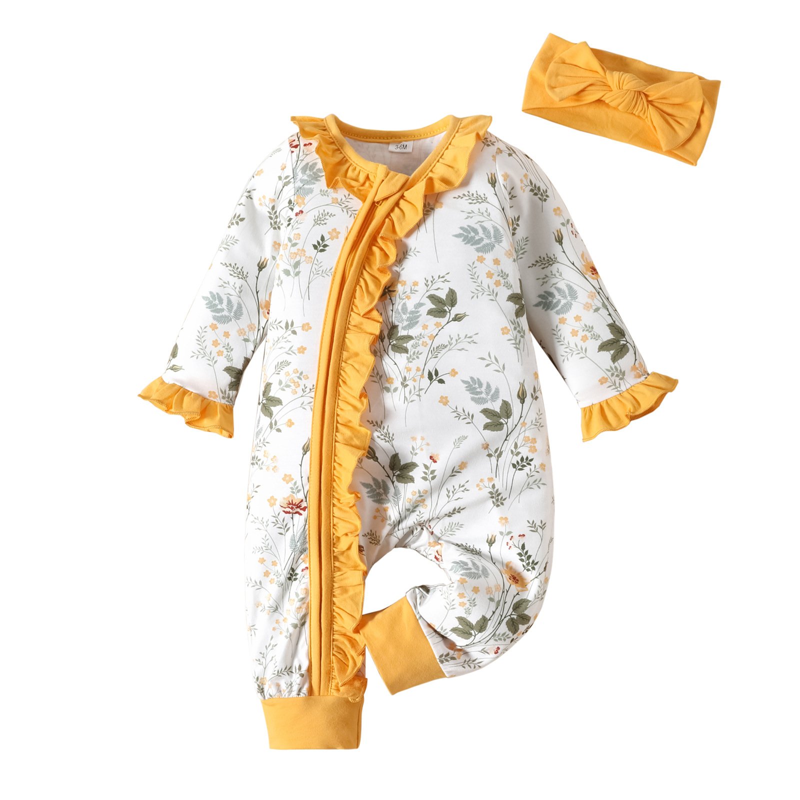 Custom Organic Cotton Clothing Zip Baby Rompers Wholesale Baby Boy's and Girls' Autumn Baby Rompers