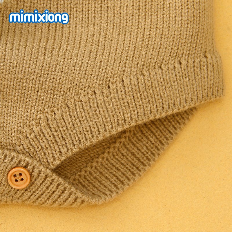 Mimixiong Baby Rompers Summer 100% Cotton Knitted Sleeveless Multi-Color Animal Rabbit Pattern Unisex Baby Rompers Jumpsuit