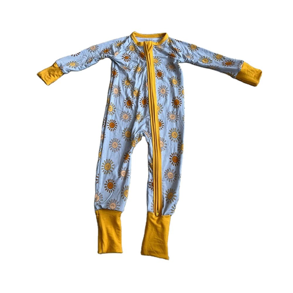 No Moq Ready To Ship High Quality Cheap Baby Rompers 0-3 Months Pajamas For Boys