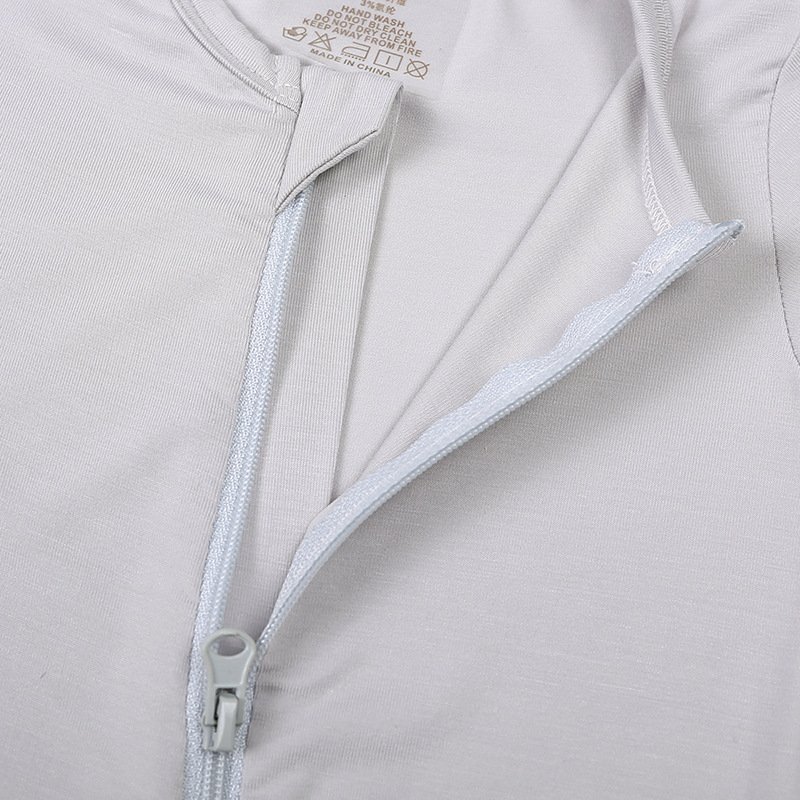 20121 Wholesale Baby Rompers Bamboo Newborn Baby Clothes Baby Bamboo Double Zipper Romper Jumpsuit