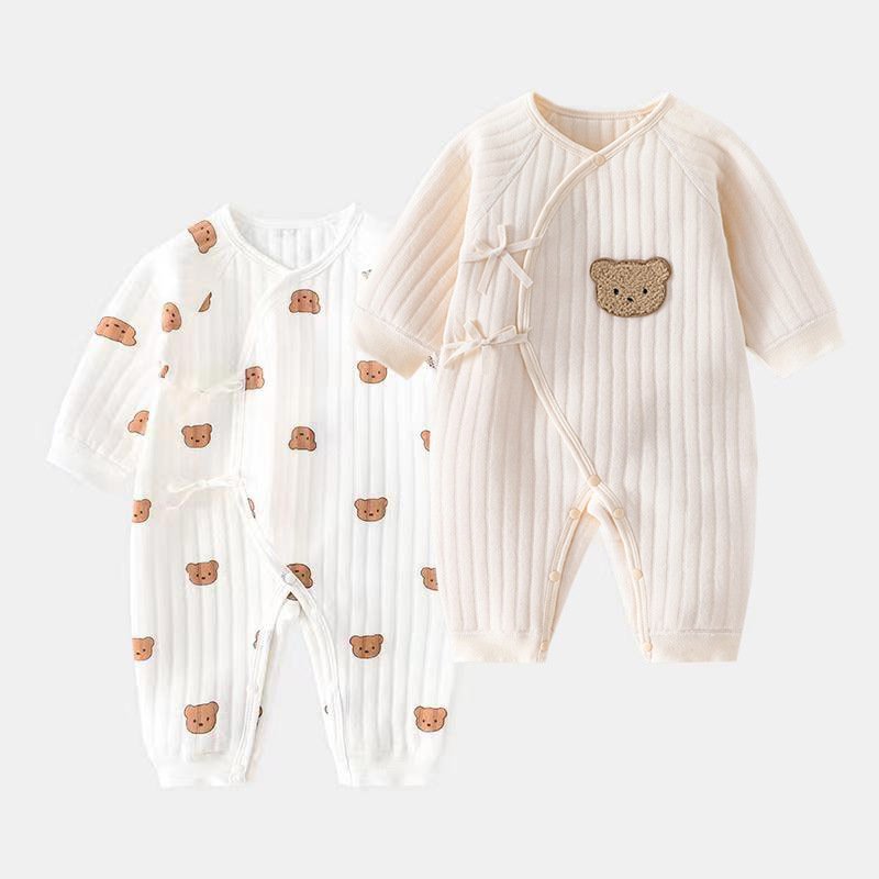 Newborn jumpsuit Spring And Autumn Bodysuit Bear Infant Romper Baby clothes