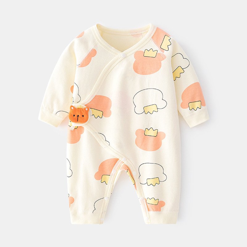 Newborn Girl baby boys' rompers Cotton Solid Soft Infant Jumpsuit With Wing Casual Clothes baby rompers baby clothing sets