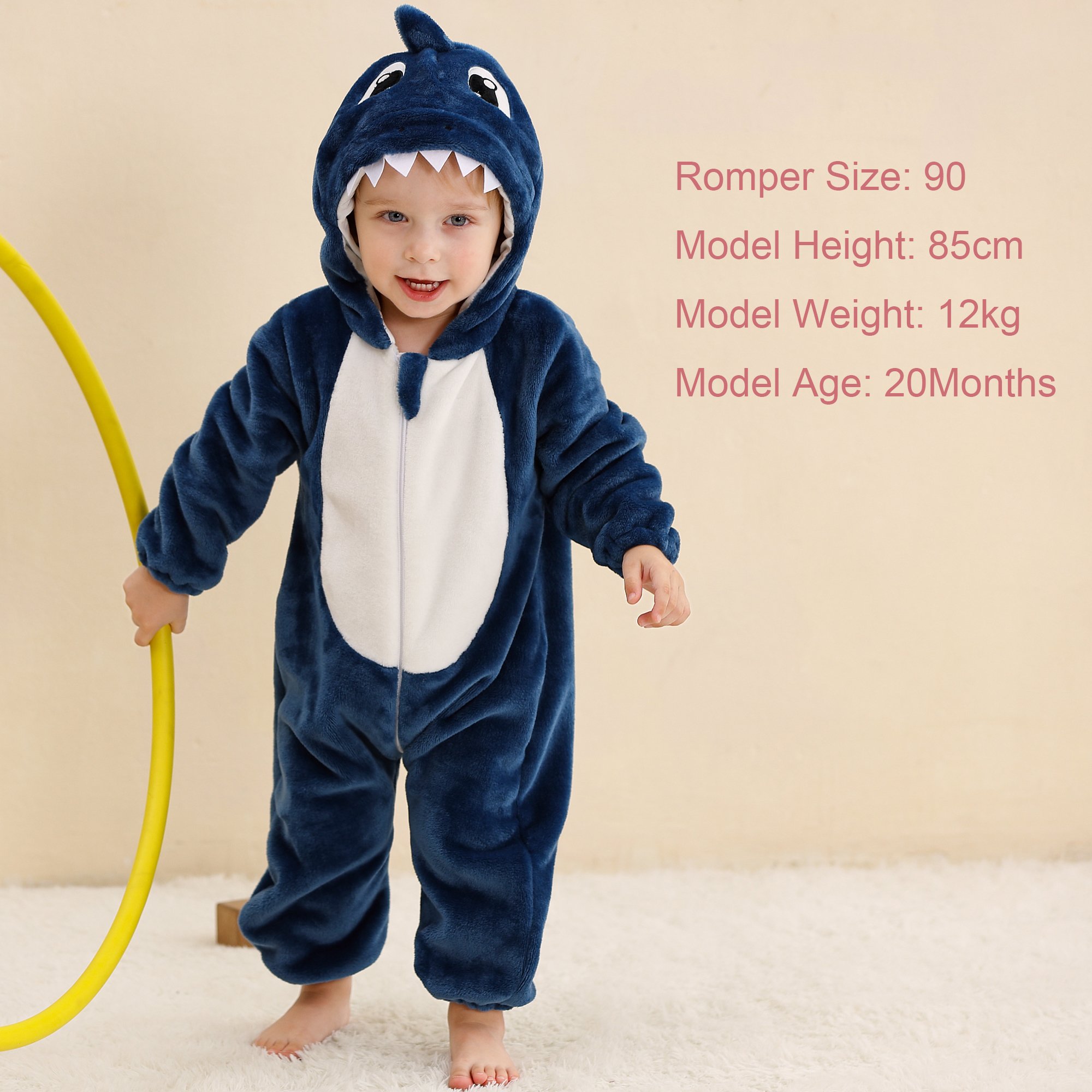 Michley Baby rompers winter panda costume for girls boys toddler animal jumpsuit Infant clothes pyjamas kids overalls sleepwear