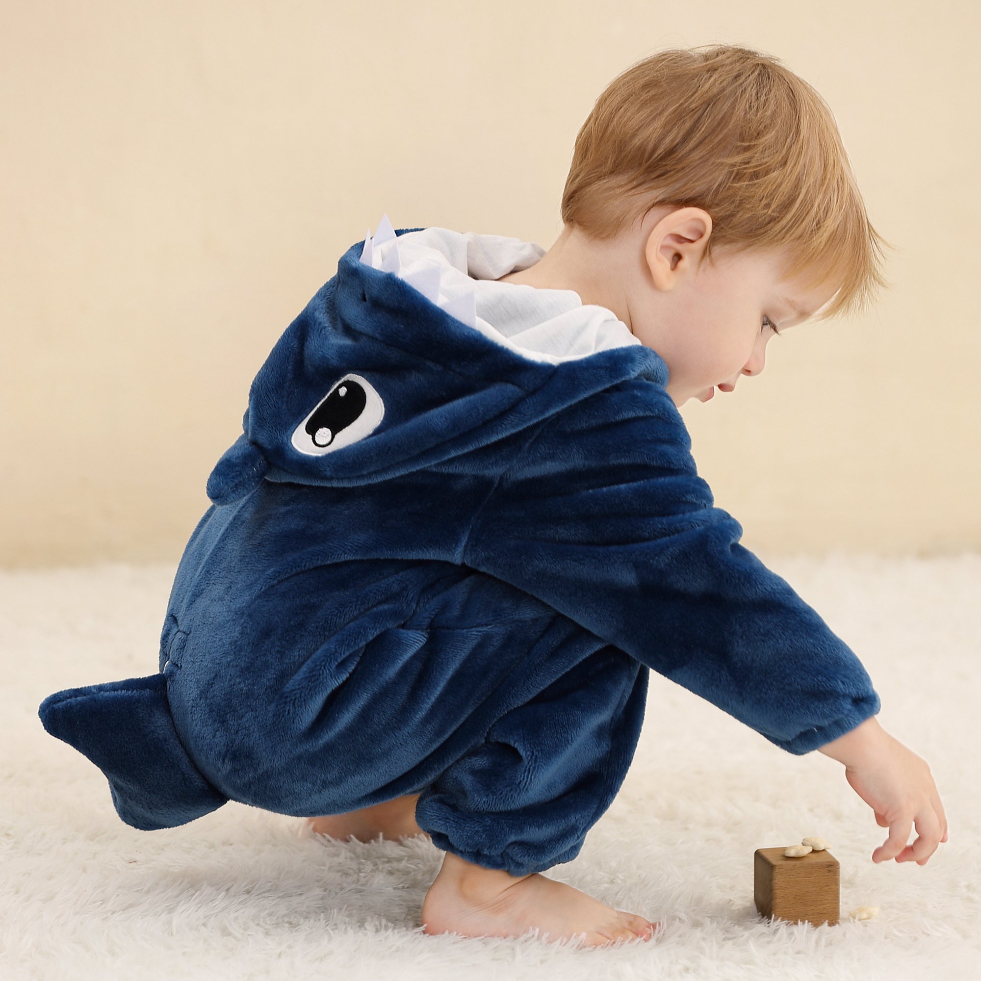 Michley Baby rompers winter panda costume for girls boys toddler animal jumpsuit Infant clothes pyjamas kids overalls sleepwear