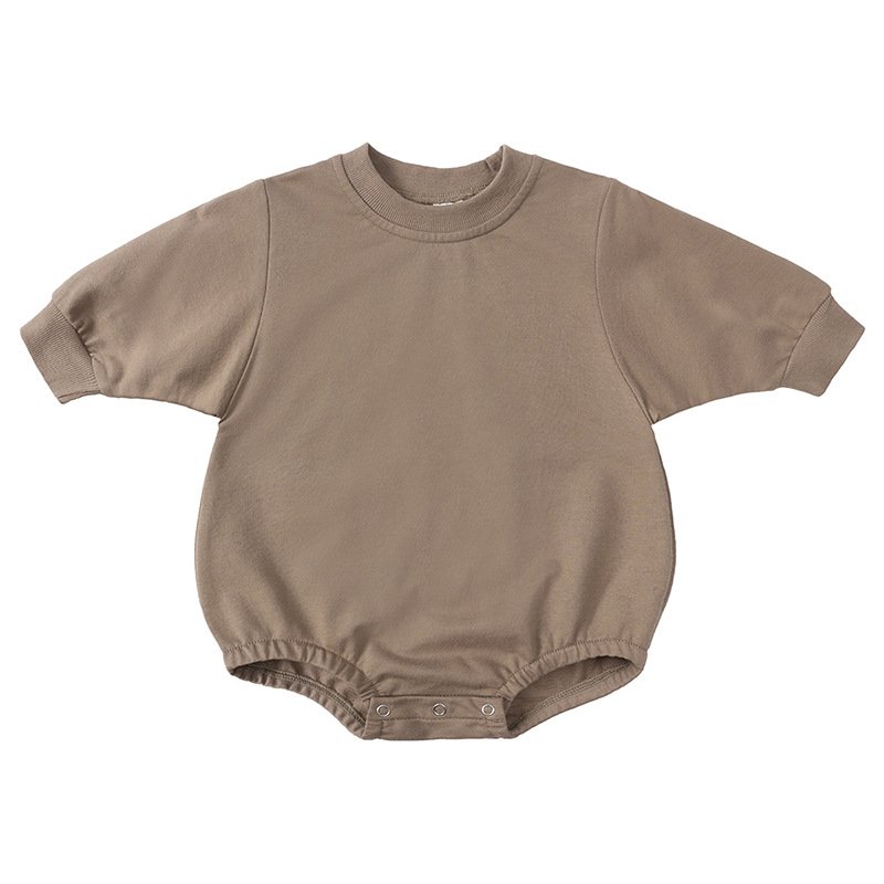 Korean ins infant autumn clothes new romper clothes for boys and girls baby simple loose casual romper fashion