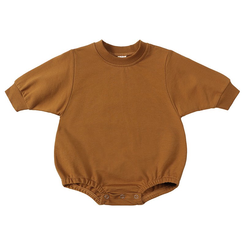 Korean ins infant autumn clothes new romper clothes for boys and girls baby simple loose casual romper fashion