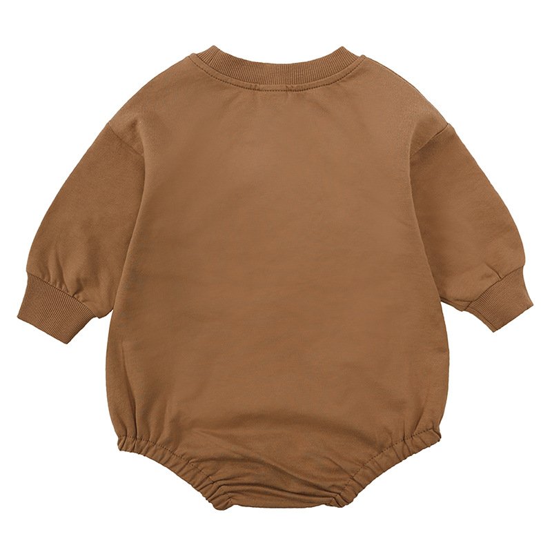 Korean ins infant autumn clothes new romper clothes for boys and girls baby simple loose casual romper fashion