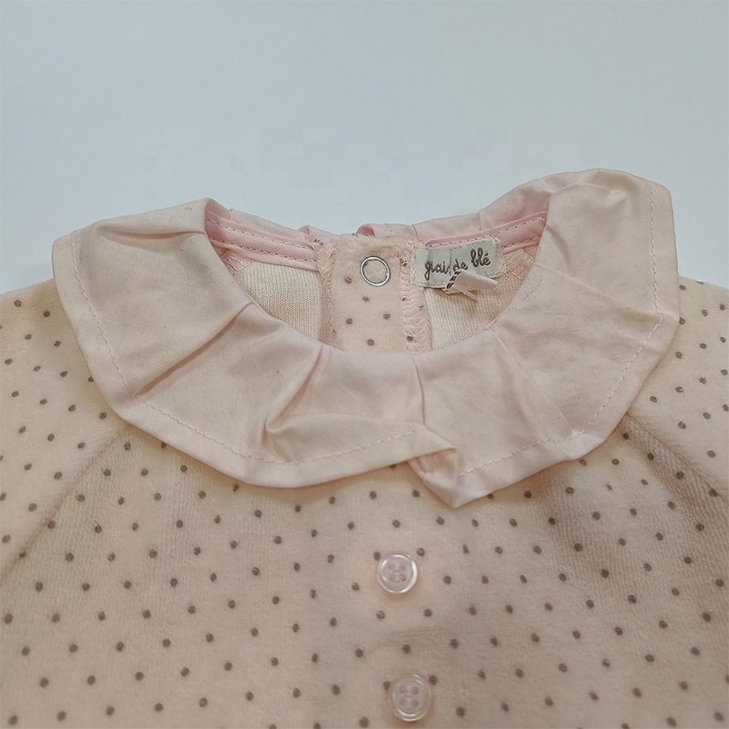 Baby Romper Winter Autumn Peter Pan Collar Newborn Boy Girl Clothes Infant Knitted Jumpsuit