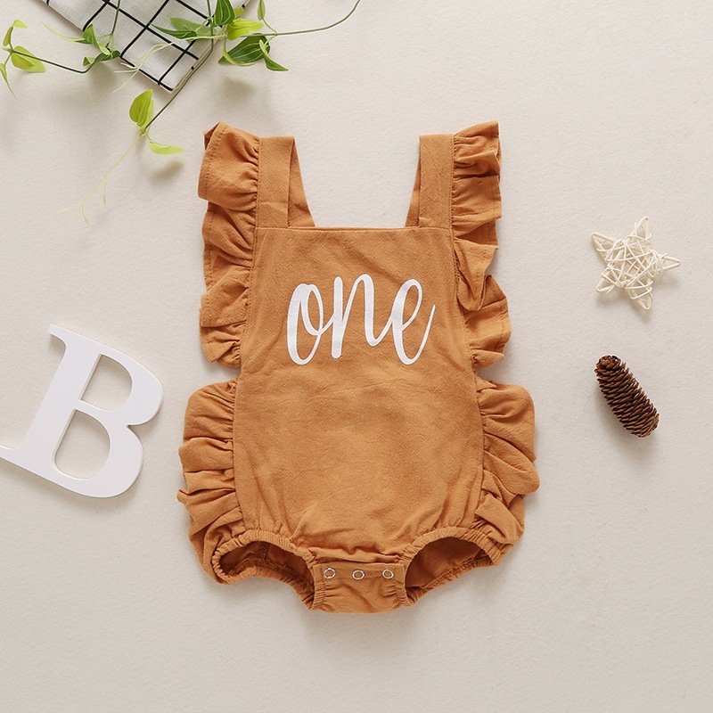 Baby Rompers Promotional Sweatshirt Plain Floral 3-12M Oversized Solid Colours High Quality Low Price Jumpsuit Princess Rompers