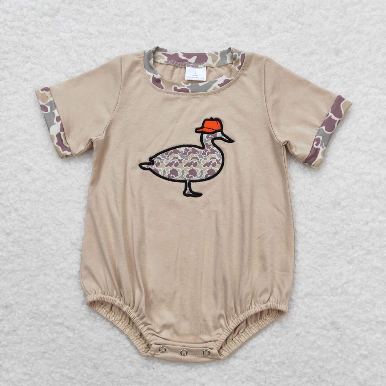 Toddler Hunting Mallard Baby Girls Boys Romper With Hidden Buckle Bubble Romper Onesie Newborn Cute Unisex Baby Clothes
