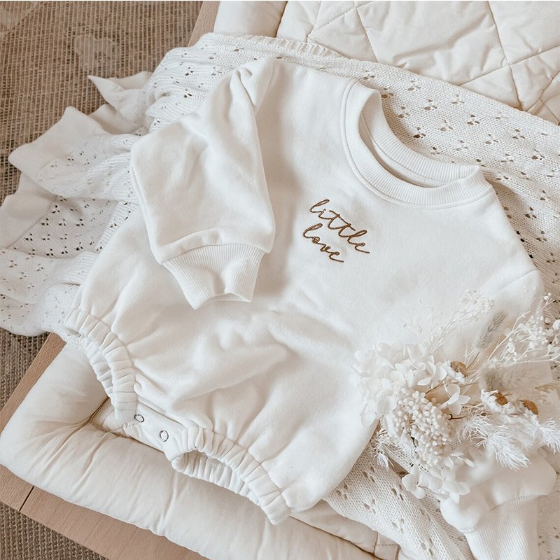 Wholesale Custom Embroidered Letter Baby Onesies Cute Baby Clothing Gift For Kids Baby Romper