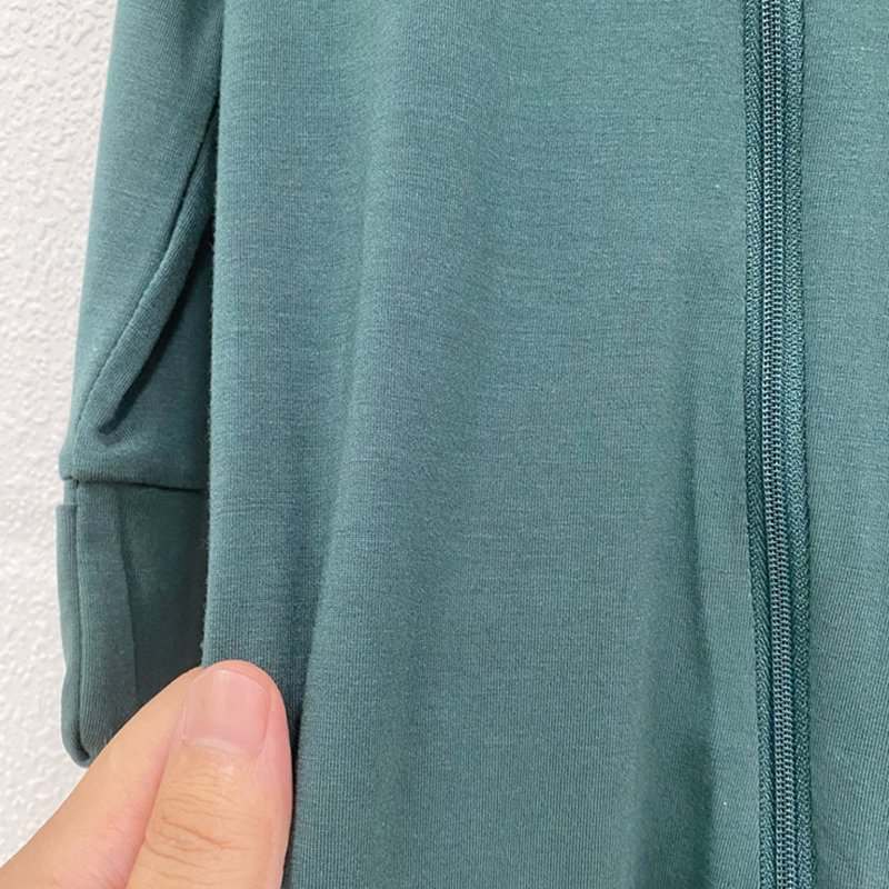 Wholesale custom bamboo fabric new born baby clothes organic cotton zipper long sleeves baby romper