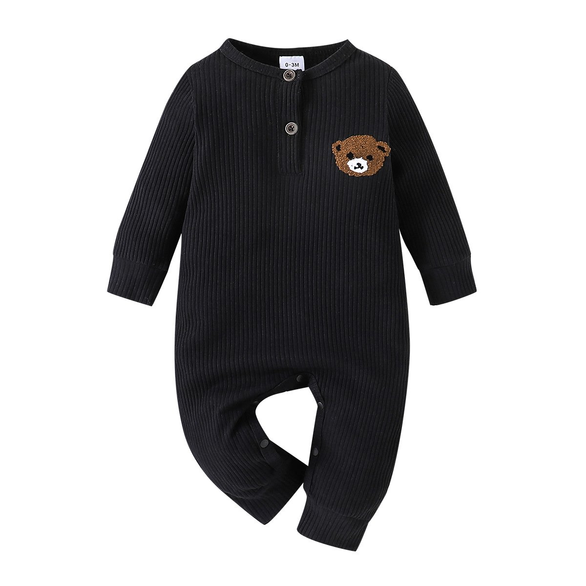 Wholesale Cotton Jumpsuit for Boys and Girls 0-18M Toddler Romper with Long Sleeve Kid Bodysuit Baby Romper
