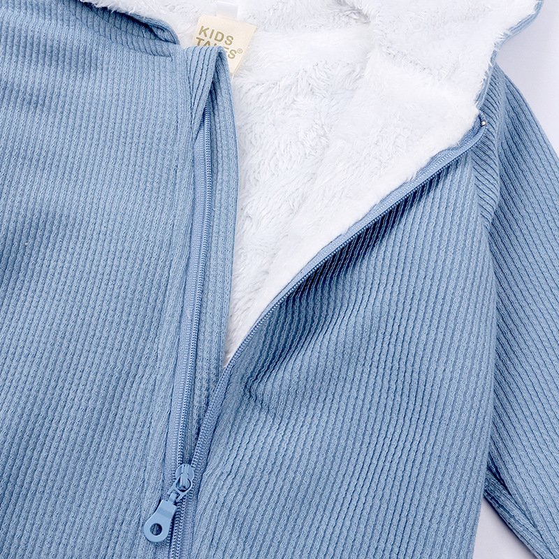Toddlers rabbit ears cotton jumpsuit newborn bunny ear long sleeves hooded playsuit clothes pullover onesie rompers baby romper